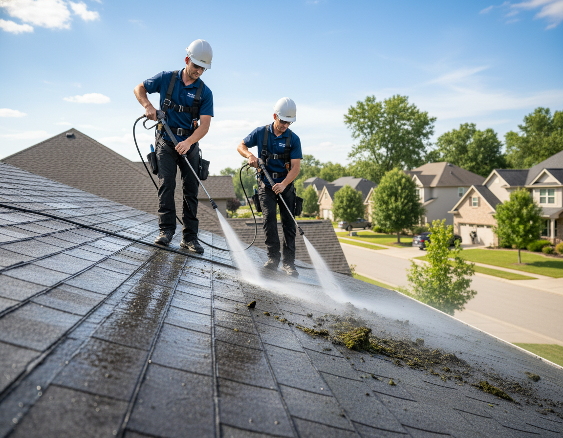 Roof Cleaning In Upper Arlington
